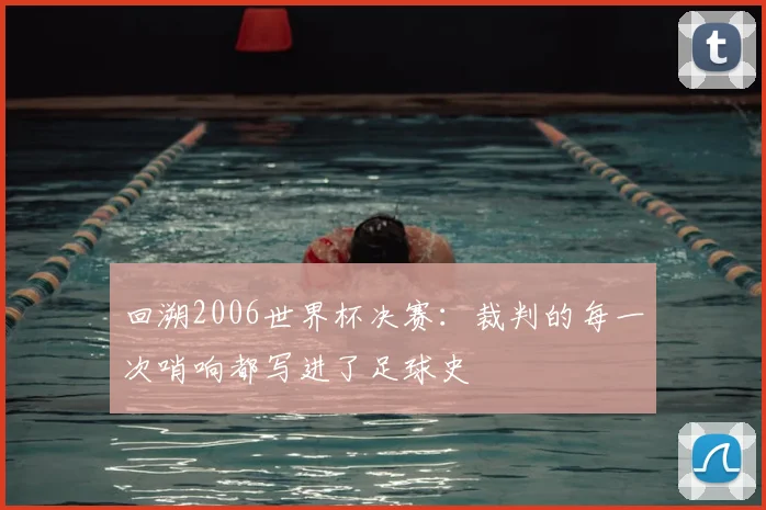 回溯2006世界杯决赛：裁判的每一次哨响都写进了足球史